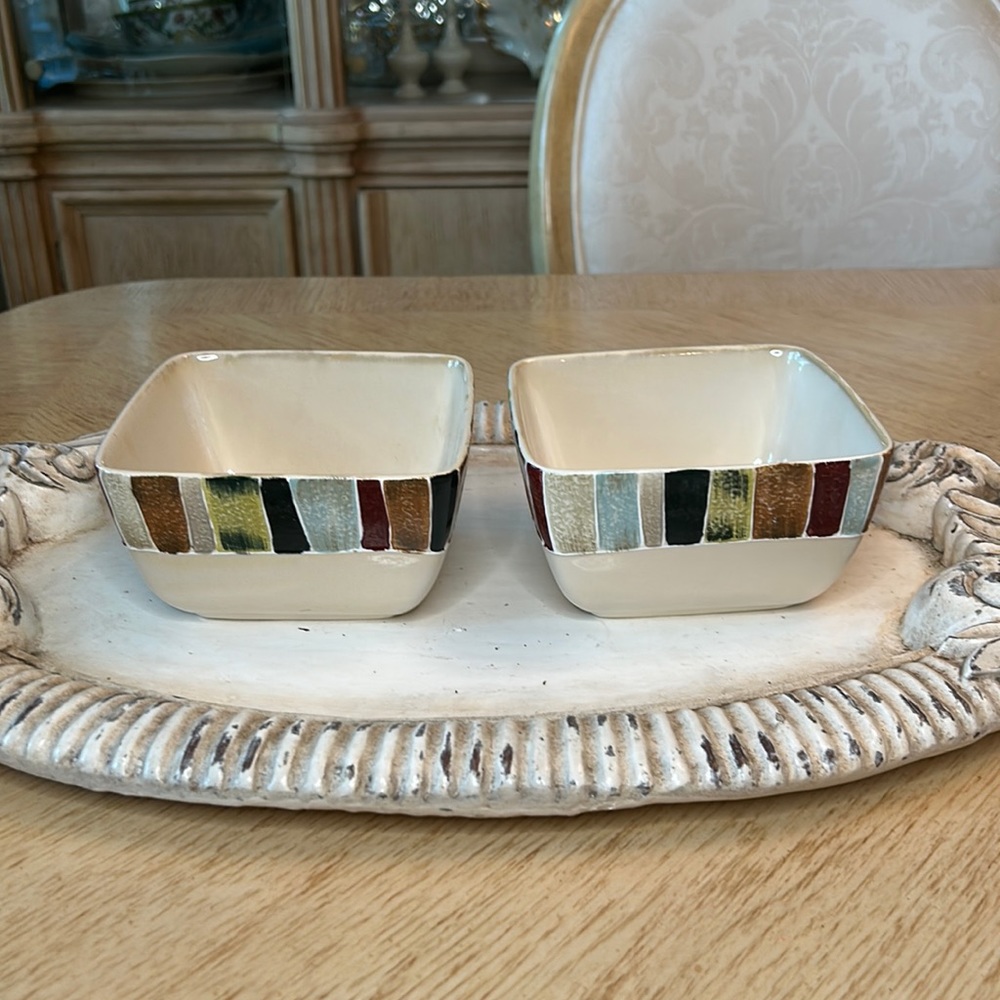 Tabletops Unlimited Jentry Square Cereal Bowl (2)